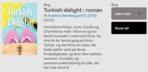 Turkish Delight Anjelica Søndergaard Ishøj Bibliotek